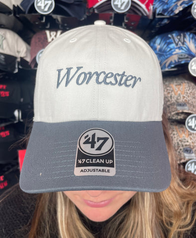 Worcester Red Sox Foundation Script Two Tone Clean Up