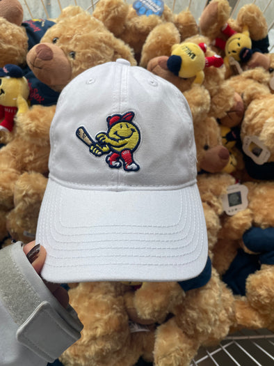 Worcester Red Sox Youth White Smiley Cap