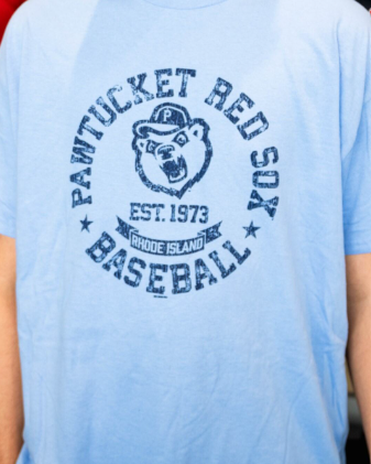 Pawtucket Red Sox Youth Light Blue Purfling Tee